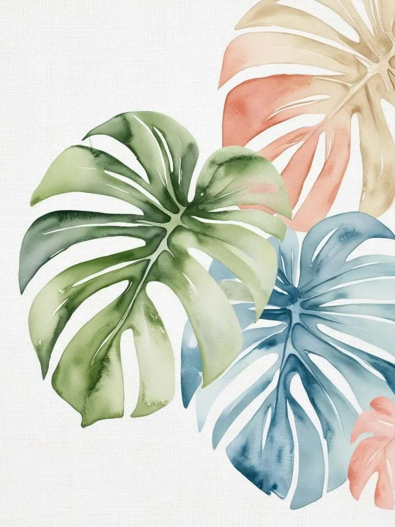 Monstera Magic pellicola backlit da Artsy Vibes
