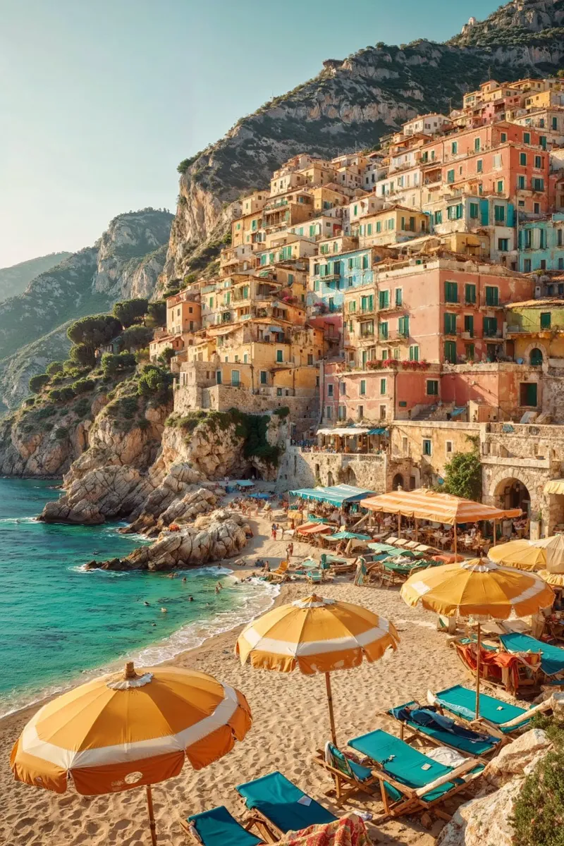 Sogni e raggi di sole di Amalfi poster da BLICKPUNKT