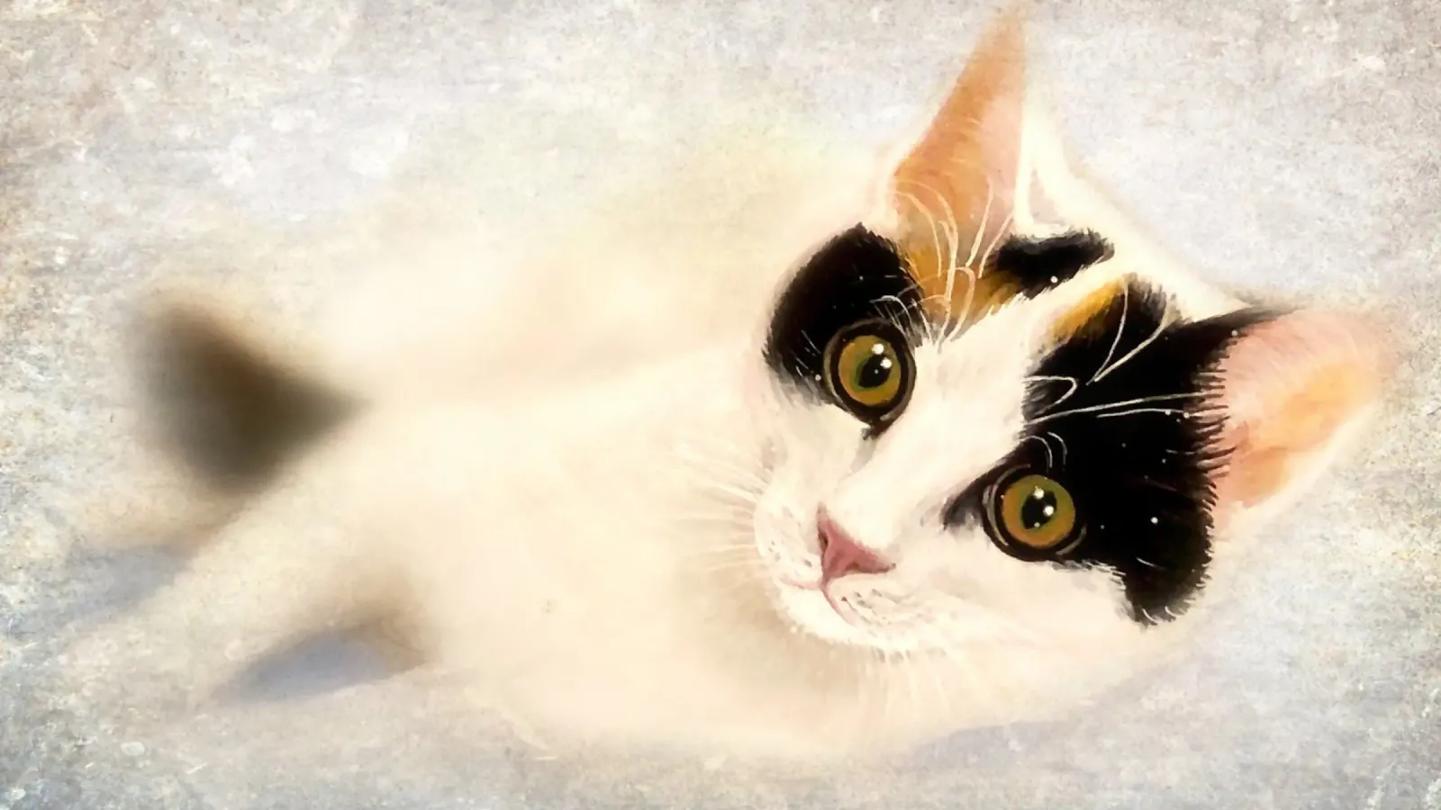 Lola das griechische Kätzchen Hahnemühle von Happy 😃 Art 🎨 by Christine Schnoell