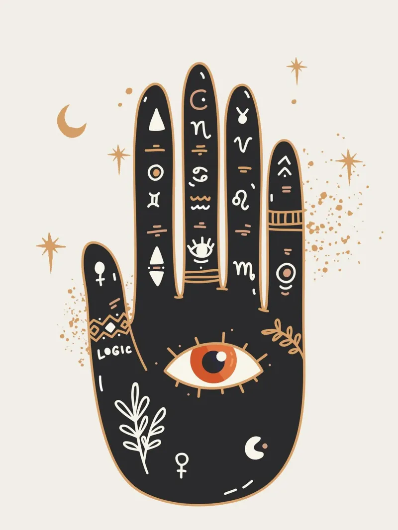 Palmistry pellicola backlit da Flow Line
