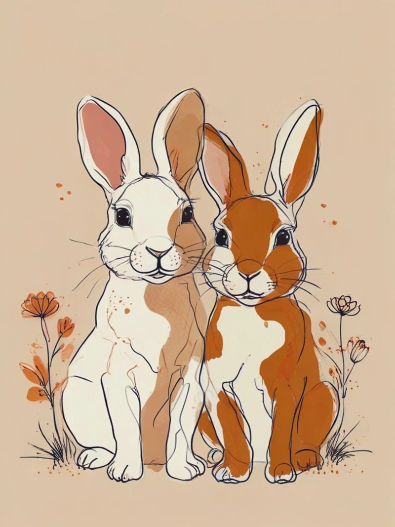 Bunny II poster by ArtDesign by KBK