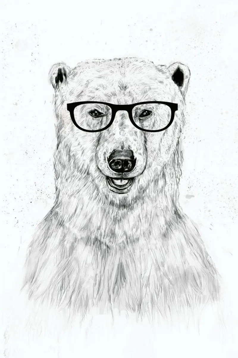 Geek Bear pellicola backlit da Balazs Solti