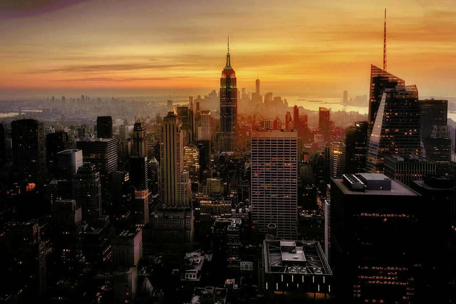 Manhattan's Light alluminio dibond da Pictufy