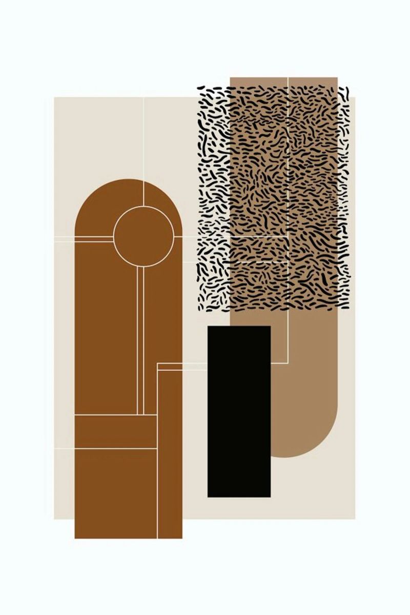 Beige & Brown poster de Nordic Creators