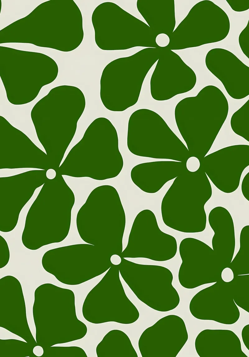 Minimalist Retro Flower 09 poster by diedrich
