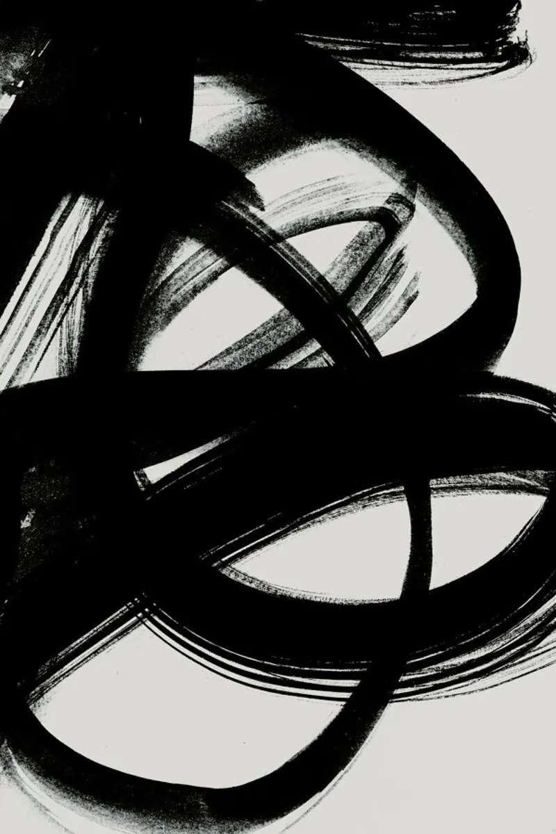 Abstract Brush Strokes 5 carta hahnemühle da Mareike Böhmer