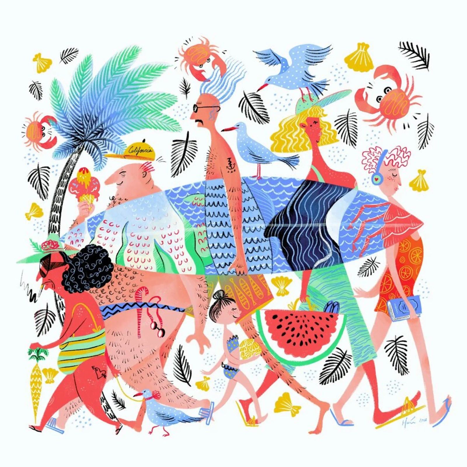 Summer Creatures pellicola backlit da Moira Scicluna Zahra