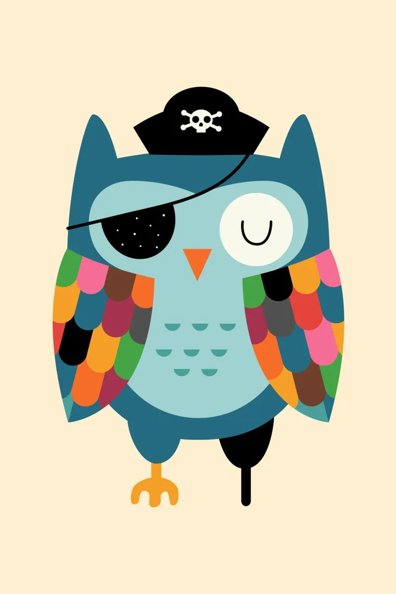 Captain Whooo hahnemühle by Andy Westface