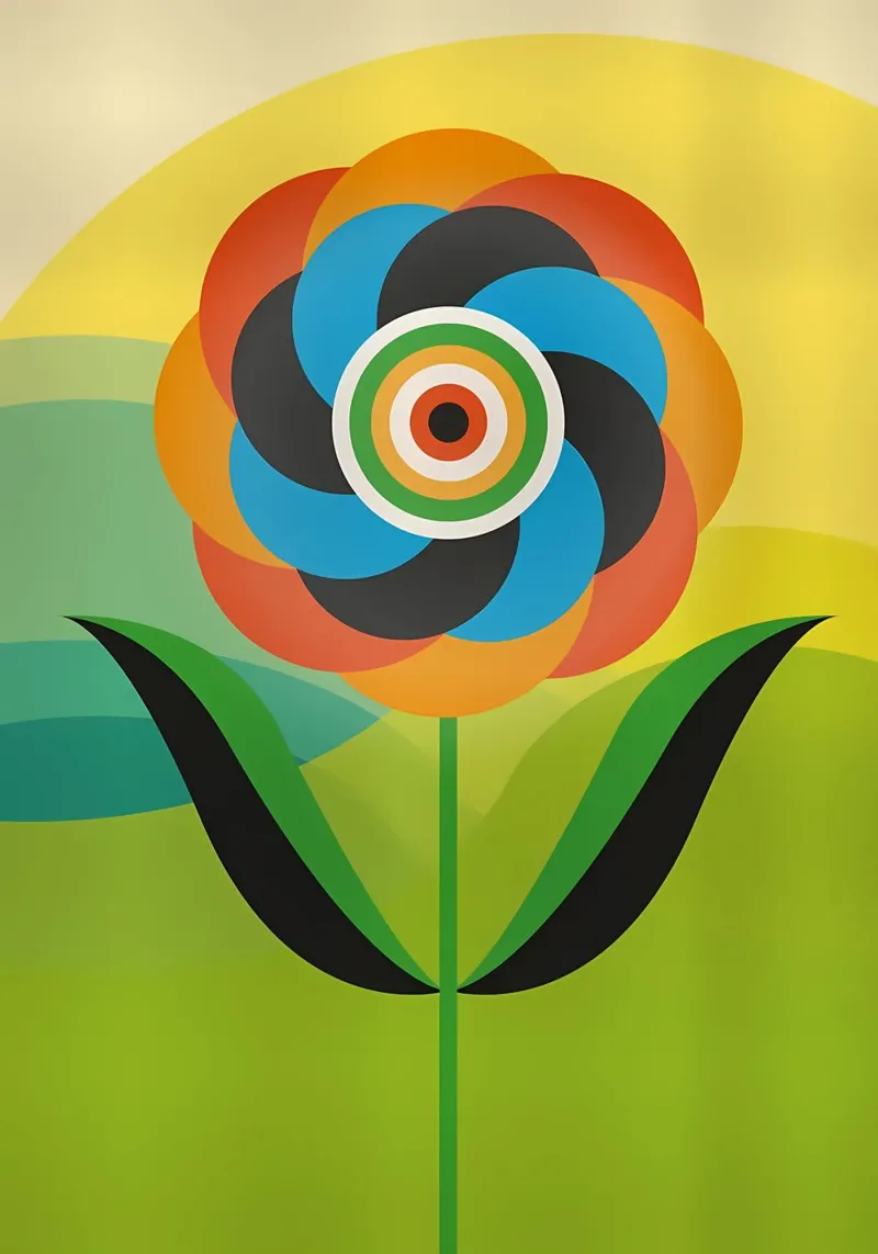 Grande fiore retrò carta hahnemühle da diedrich