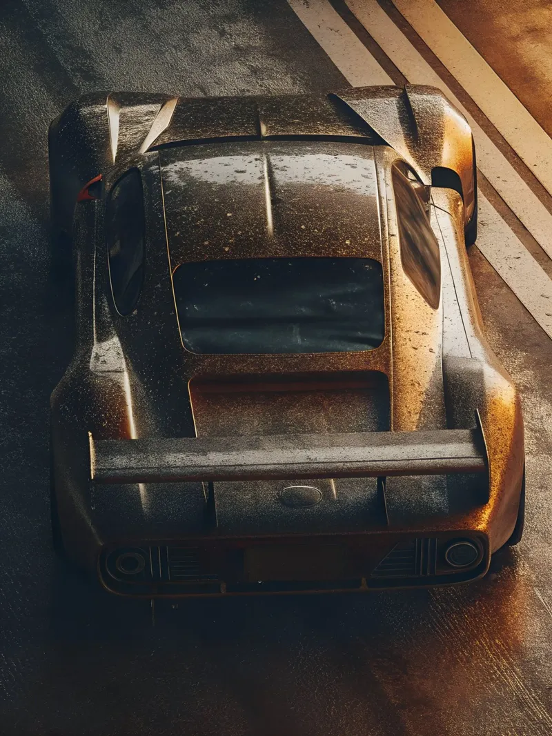 Dark Shades Racing Car alu-dibond by CAR EDITION