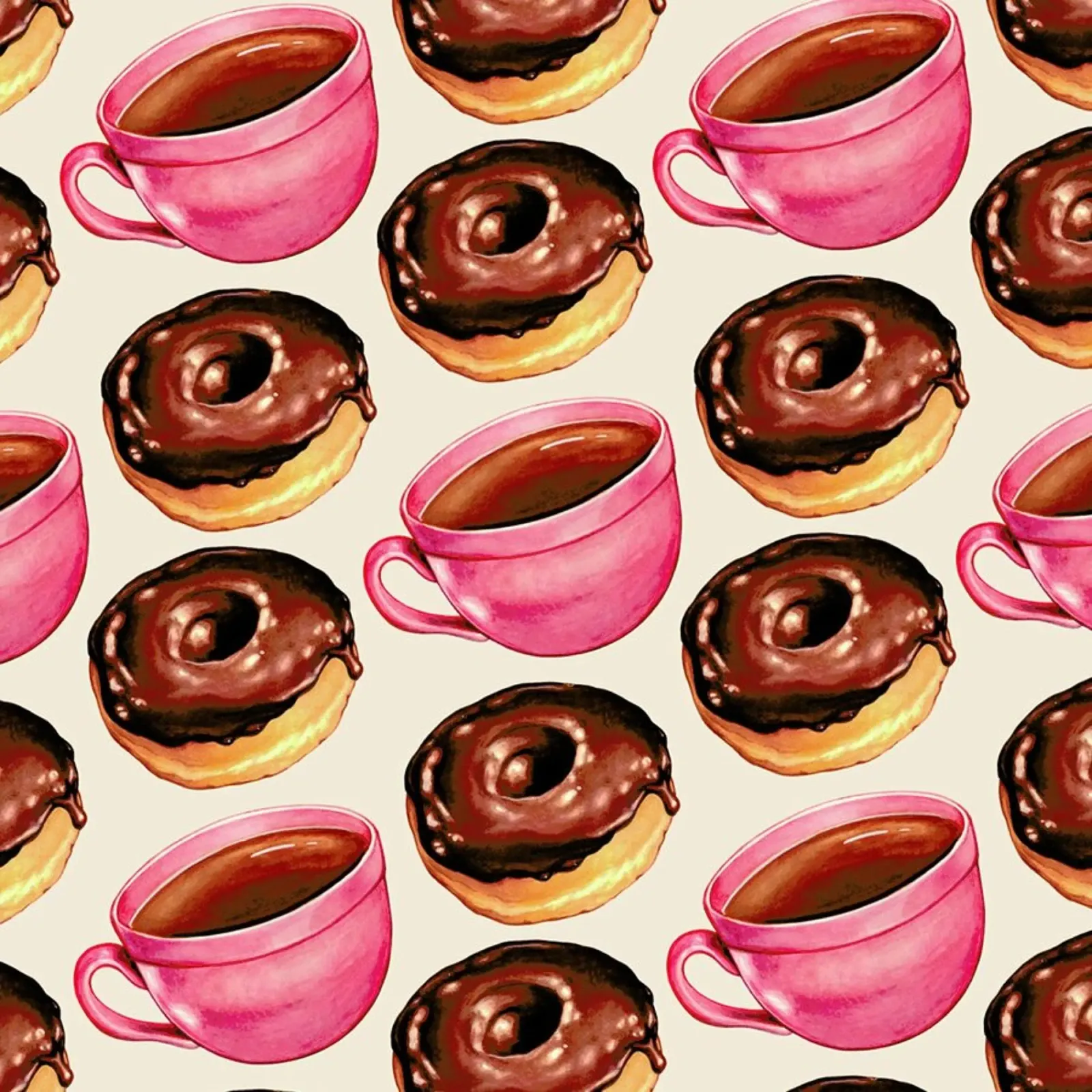 Coffee Patterns Coffee Chocolate pellicola backlit da Kelly Gilleran