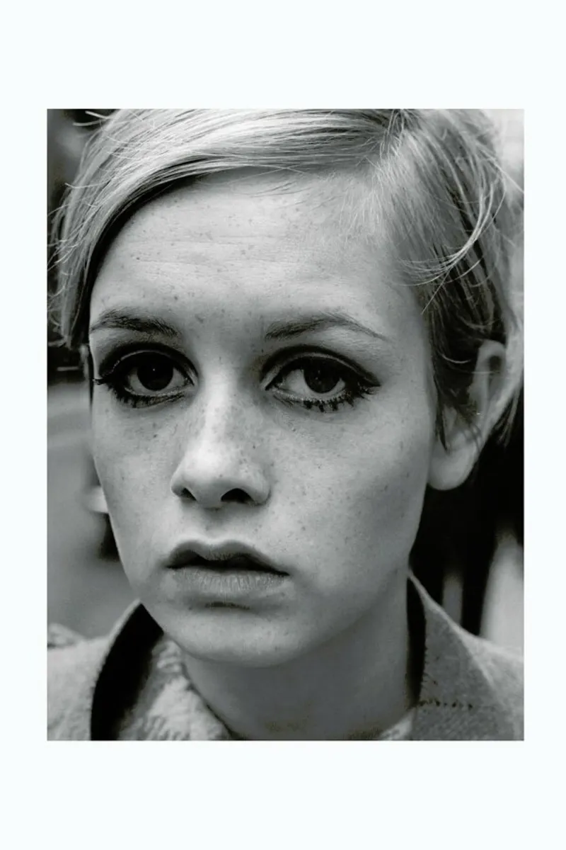 Twiggy, 1966 pellicola backlit da Gallery Print and Art Limited