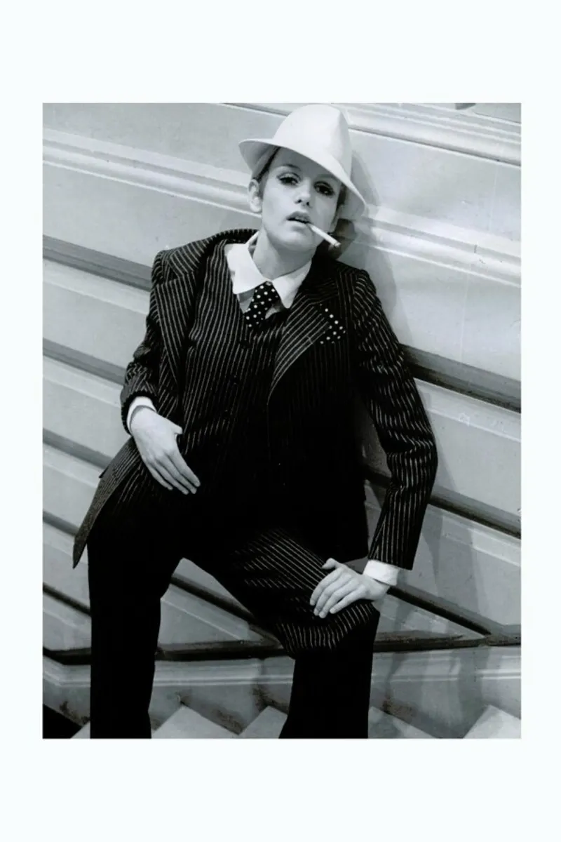 Twiggy Lawson, February 1967 pellicola backlit da Gallery Print and Art Limited
