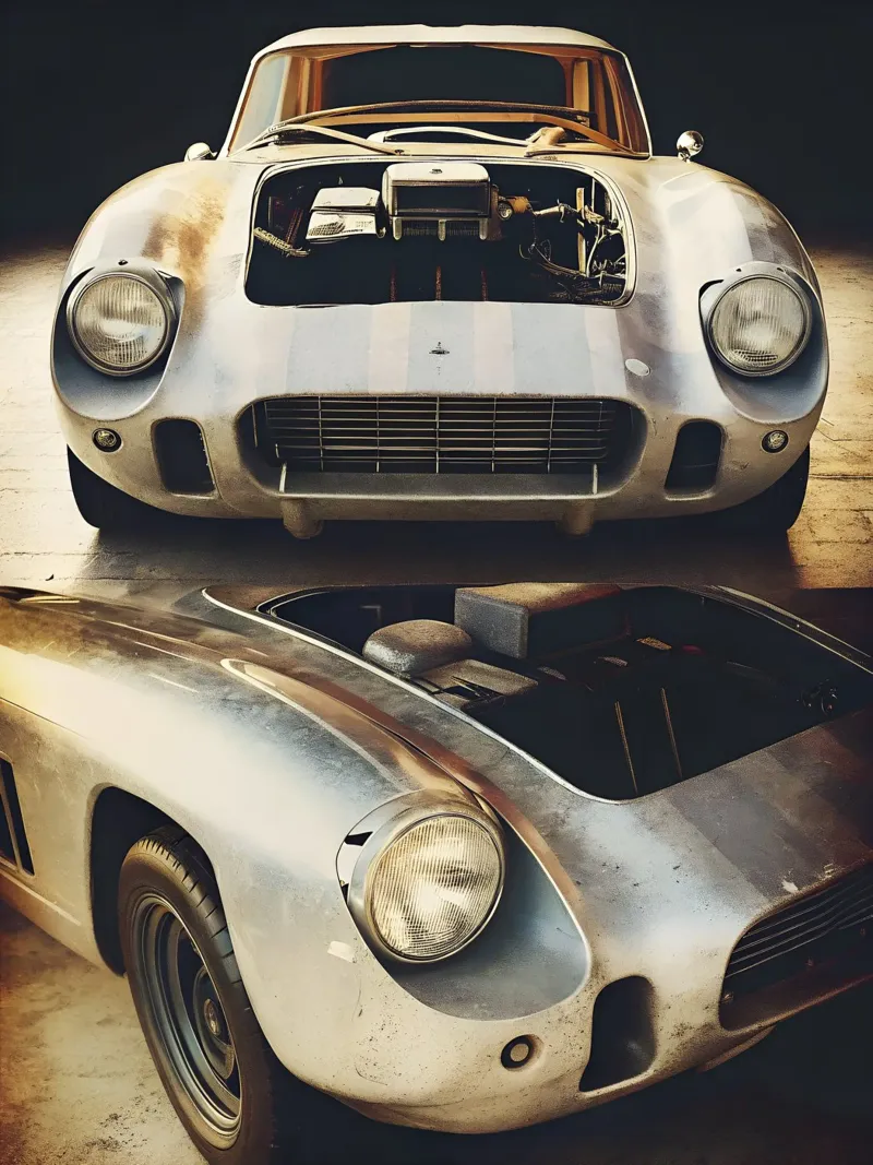 Auto d'epoca pellicola backlit da CAR EDITION