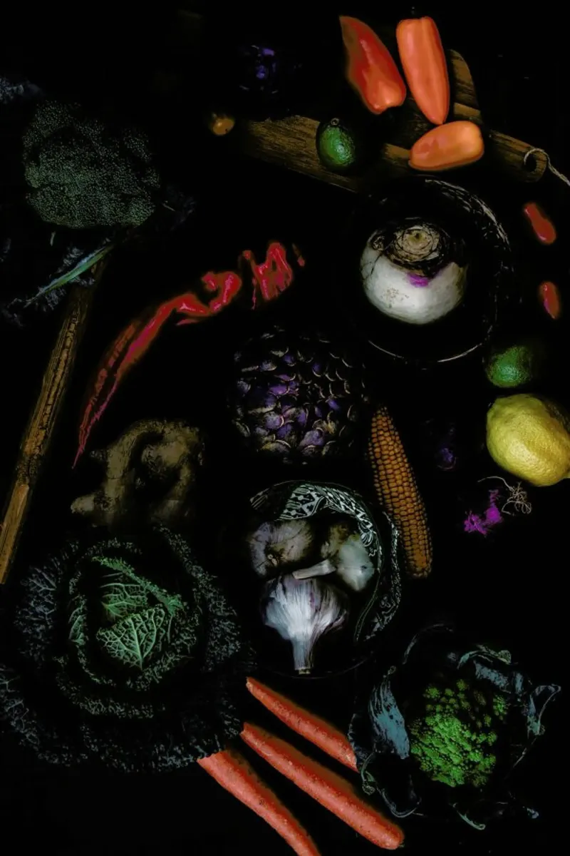 Artichoke Mix pellicola backlit da Ingrid Beddoes