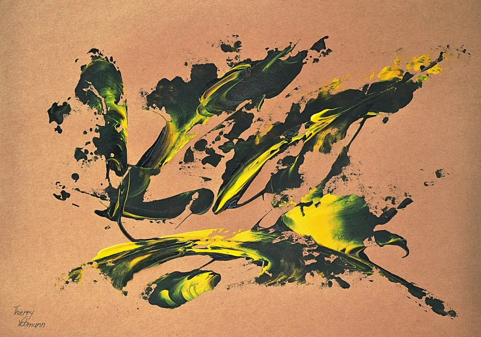 NATURAL STYLE 59 pellicola backlit da Thierry Vobmann Abstract painting
