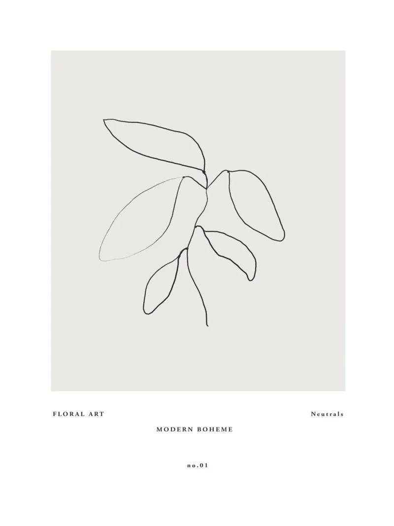 Art Bohemian No 47 alluminio dibond da treechild