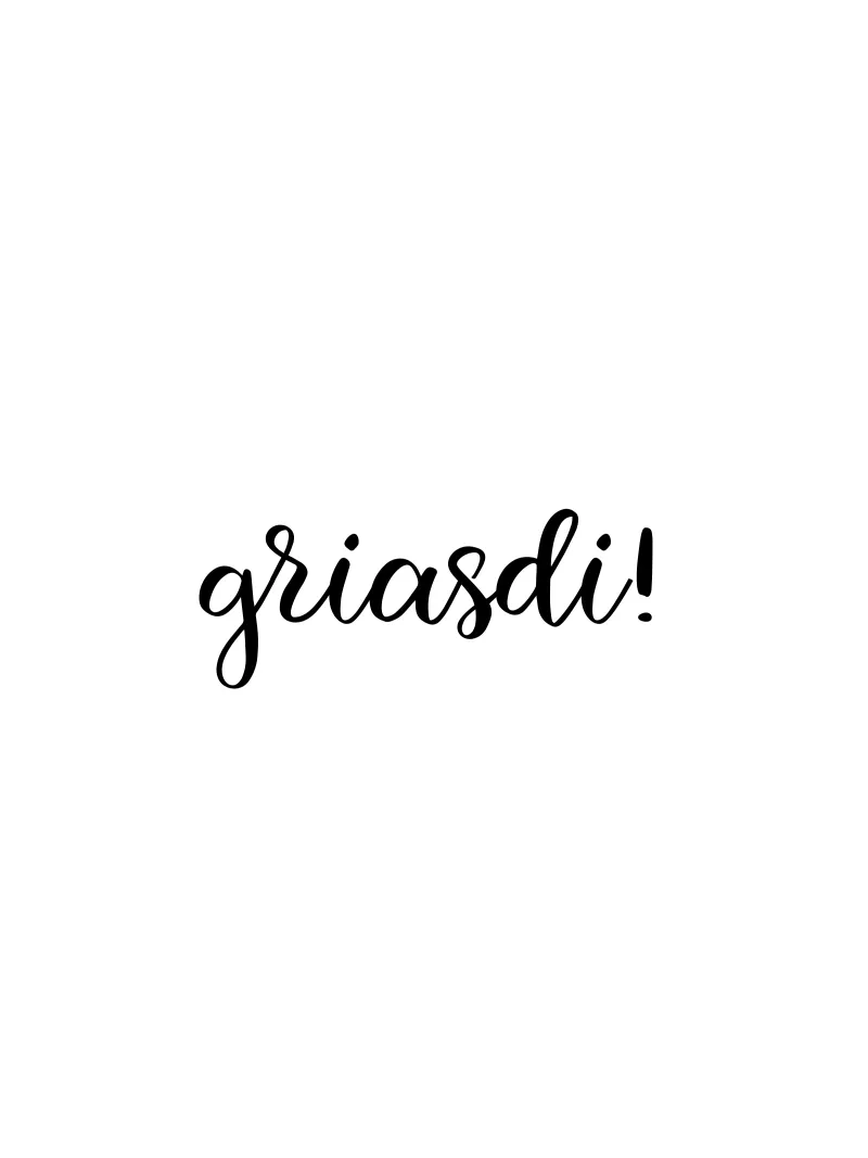 Griasdi! carta hahnemühle da Made in Bavaria