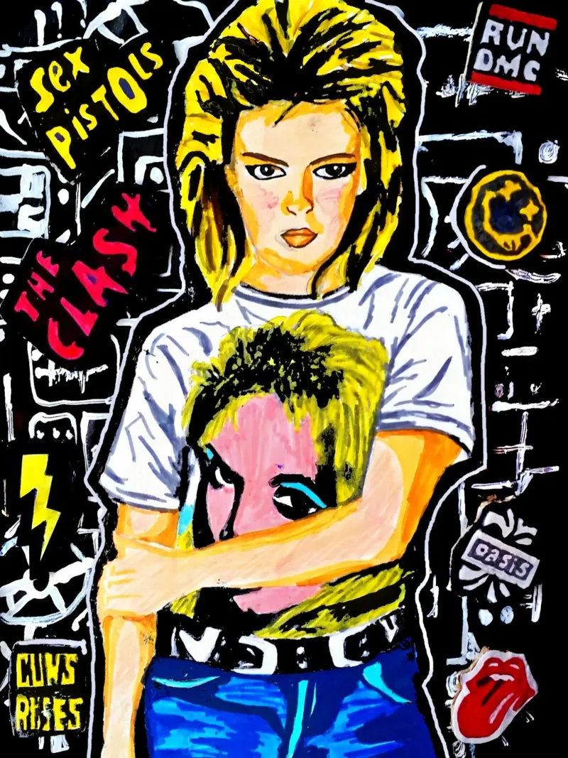 Mixed Tape Muse🤘⚡ poster con telaio in plastica da Eni Brandon
