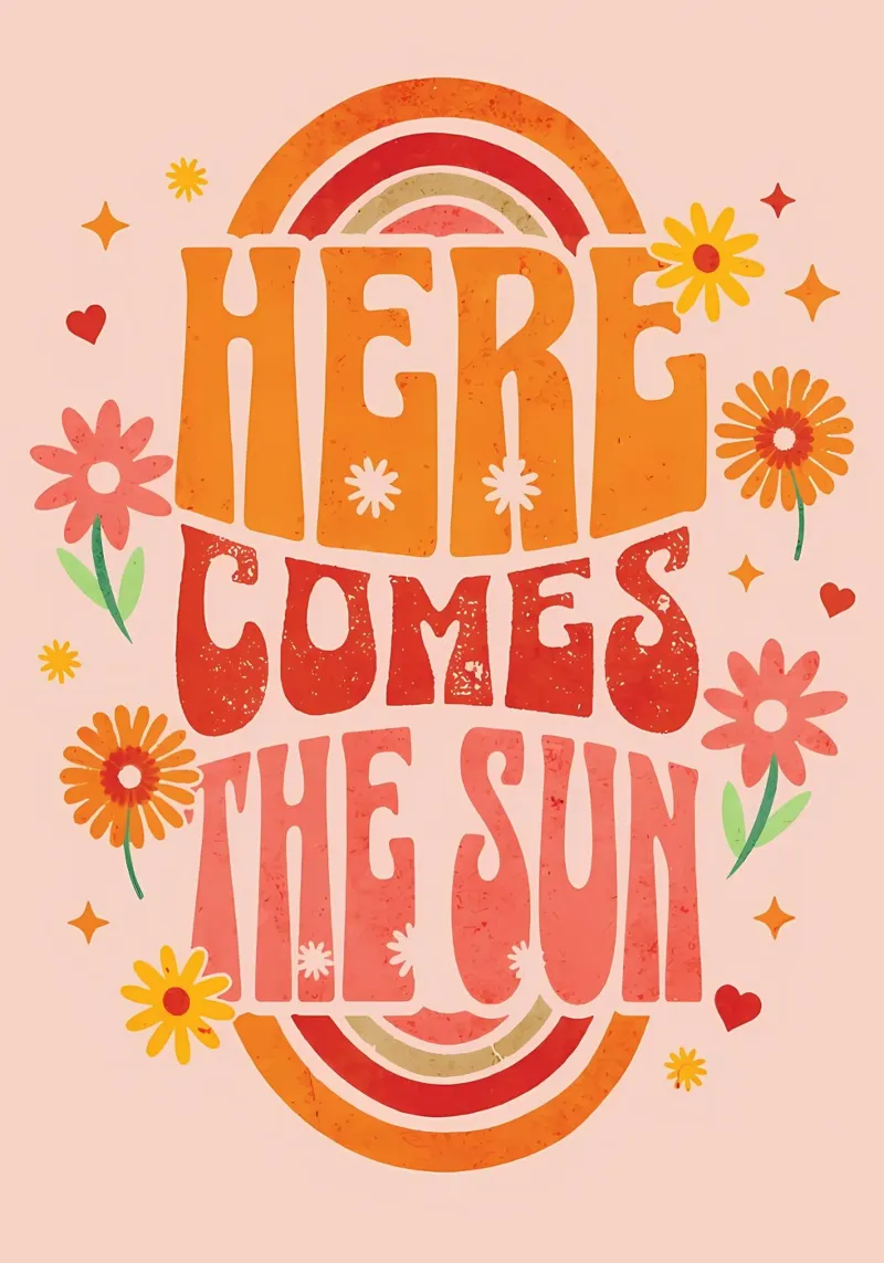 Here Comes The Sun alu-dibond by diedrich