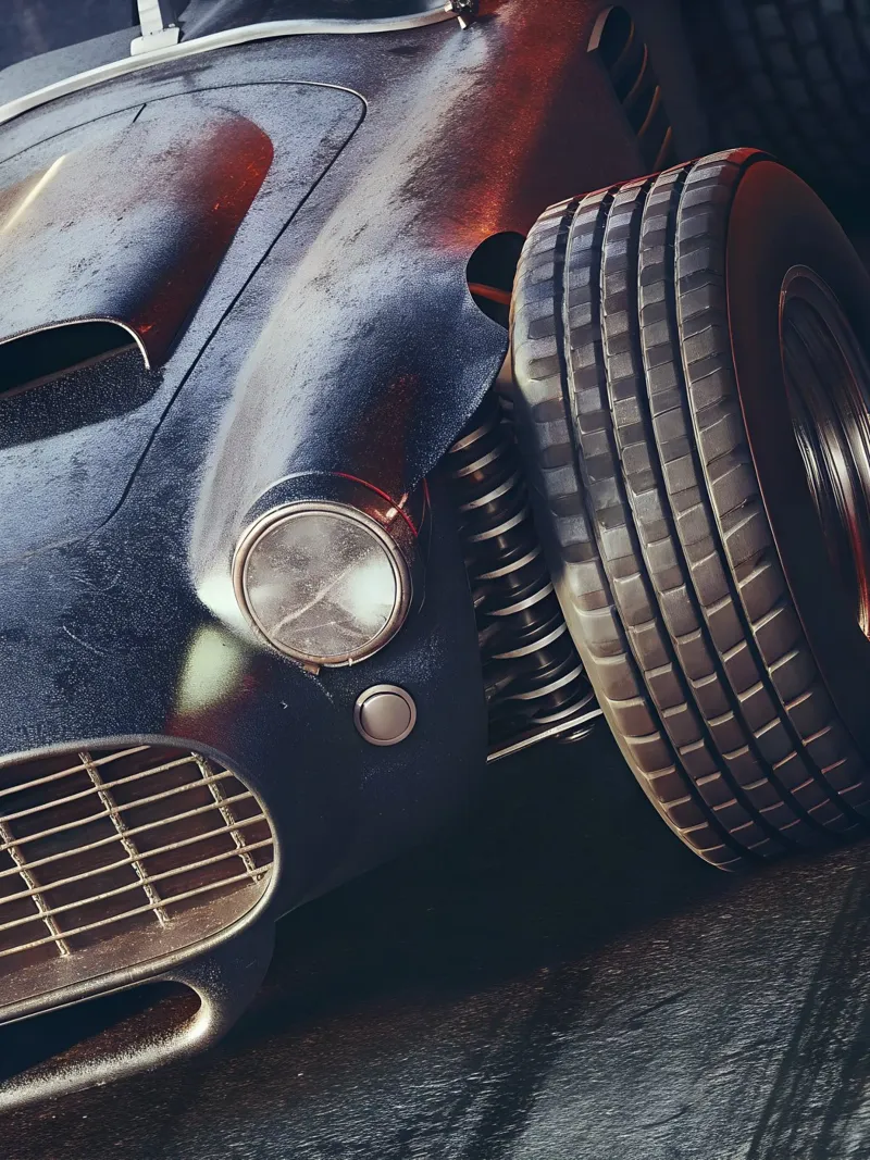 Oldtimer Details Hahnemühle von CAR EDITION