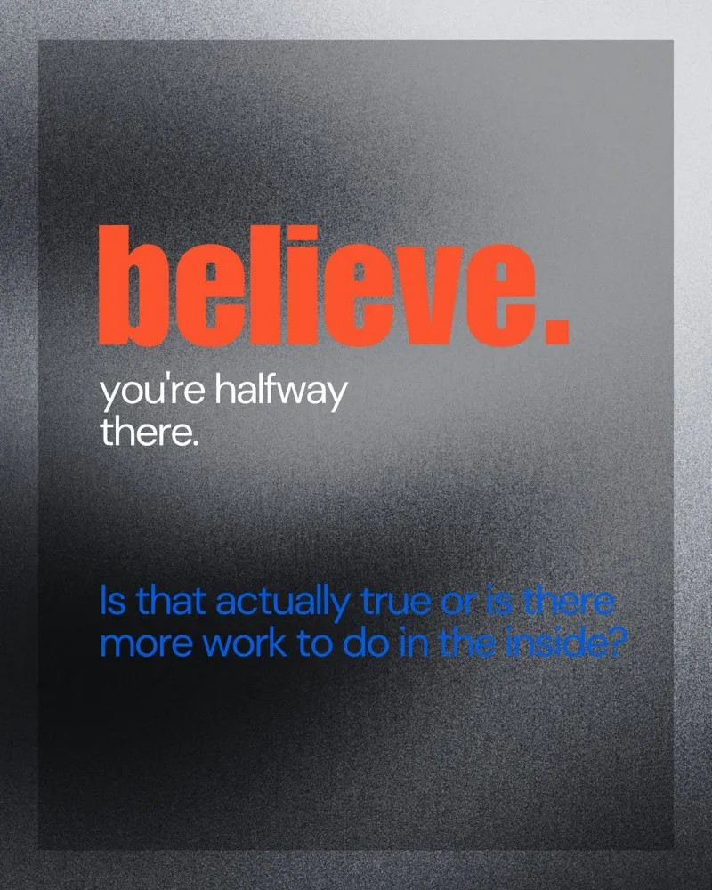 truth about believing poster by Ambition Wall