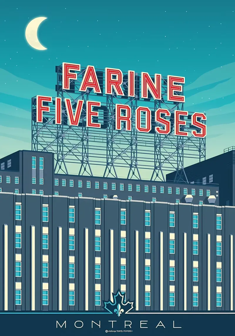 Montreal Farine Five Roses pellicola backlit da diedrich