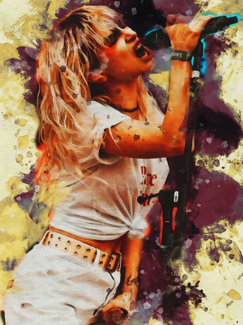 Sbaffo di Hayley Williams pellicola backlit da Gunawan Rb