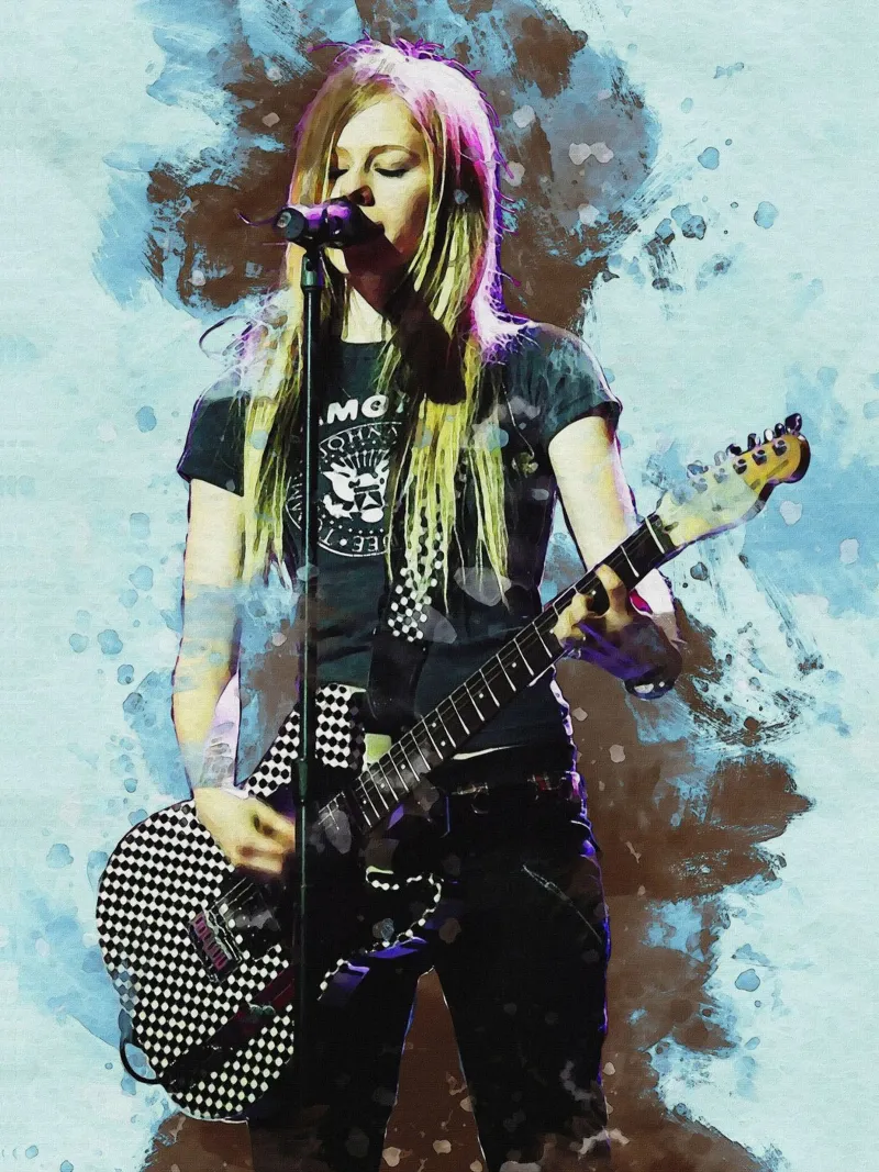 Sbaffo di Avril Lavigne pellicola backlit da Gunawan Rb