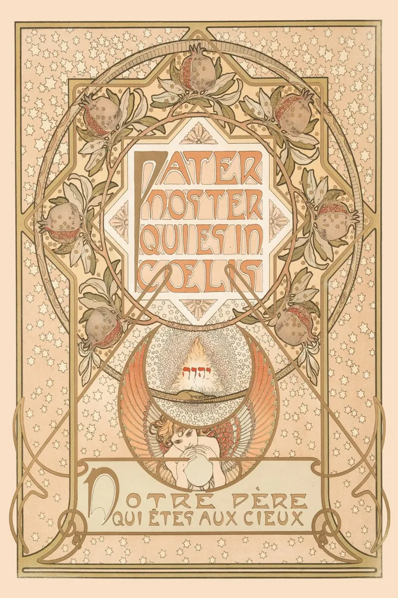 Alfons Mucha - Pater Noster poster da Old Masters