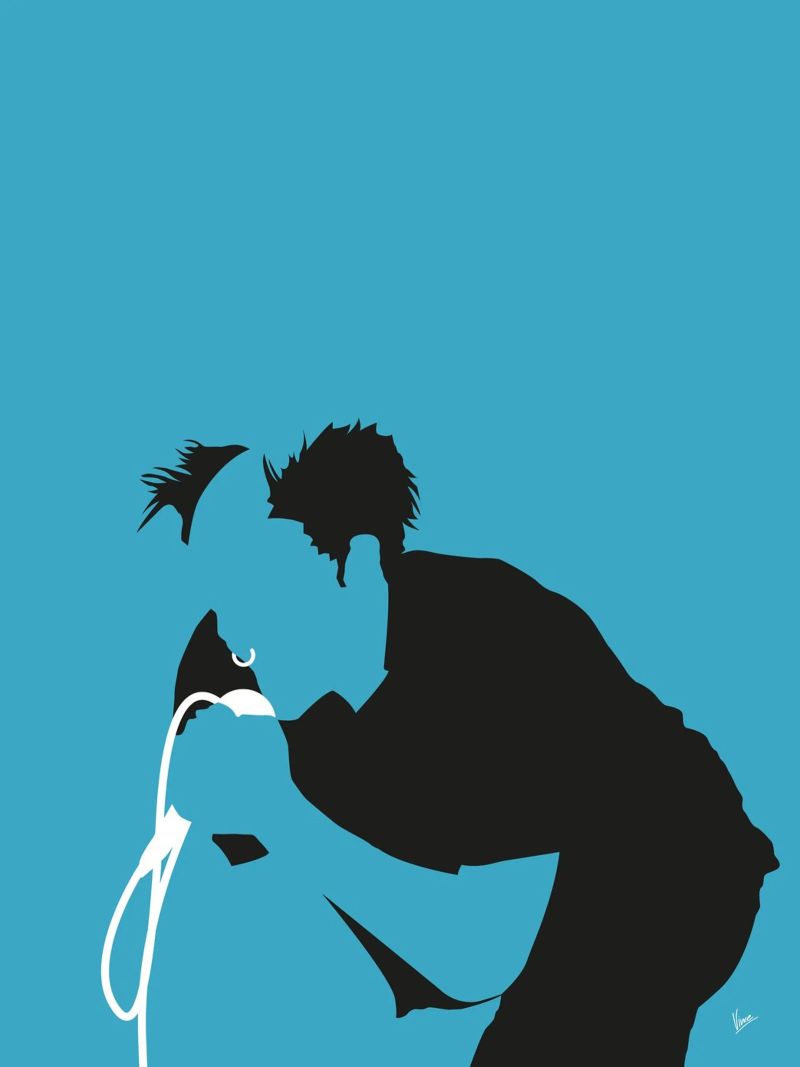 No045 The Prodigy poster by Iconic Rockstars