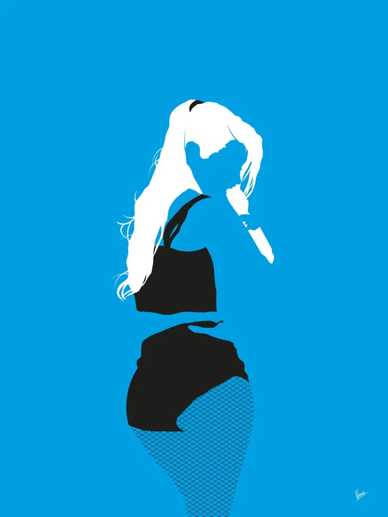 No049 IGGY AZALEA plexiglass da Iconic Rockstars