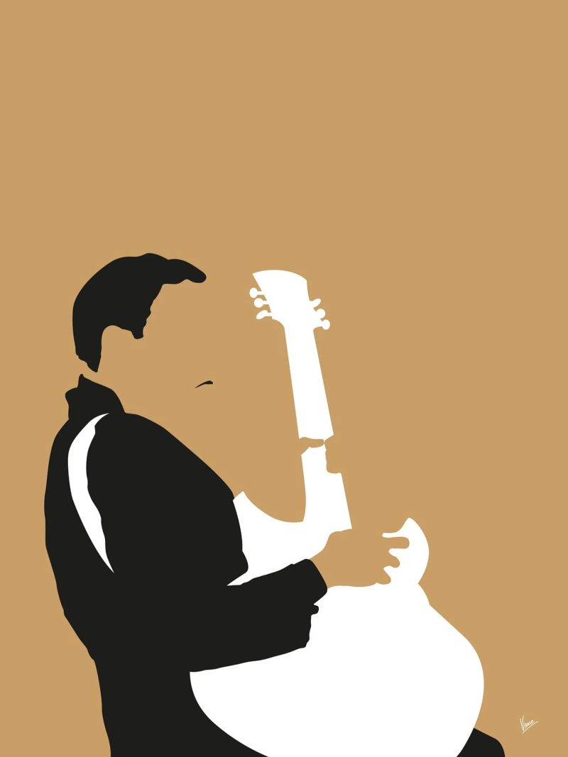 No070 TBone Walker poster de Iconic Rockstars