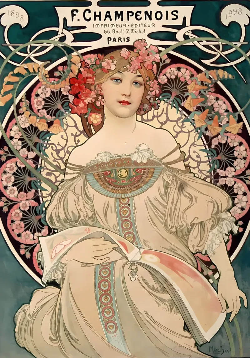 Alphonse Mucha poster van diedrich