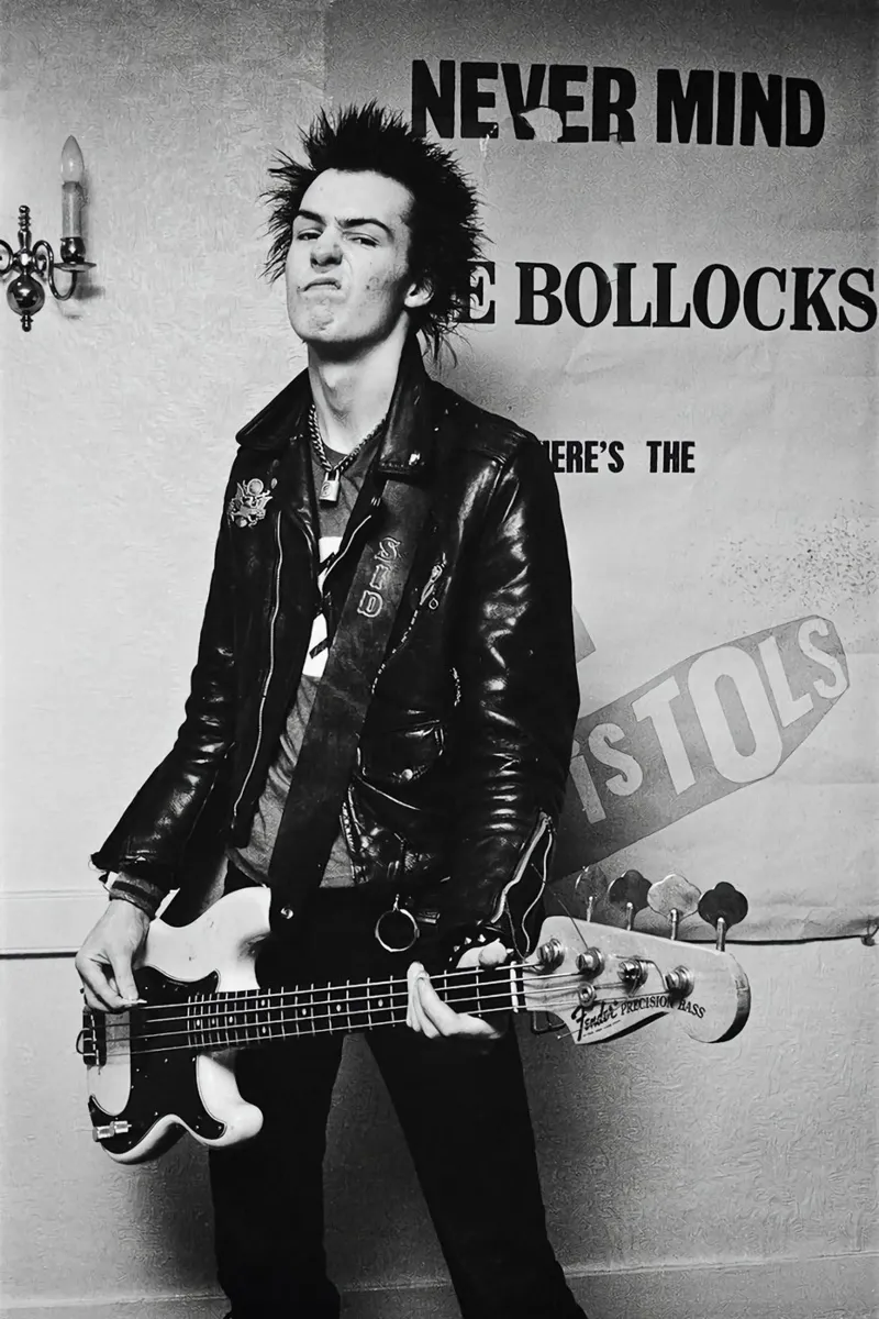 punkrock guitarist 80s hahnemühle by Alex happy shop