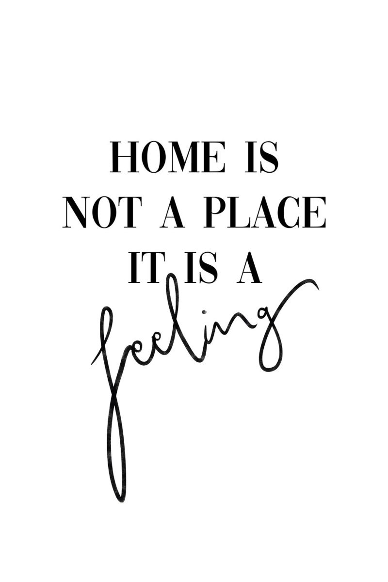 Home Is a Feeling poster de KRUTH DESIGN