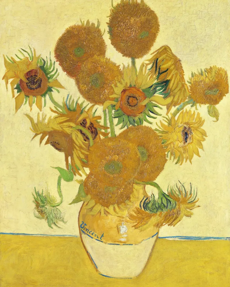 Vincent van Gogh's Sunflowers (1888 canvas by Venus Art