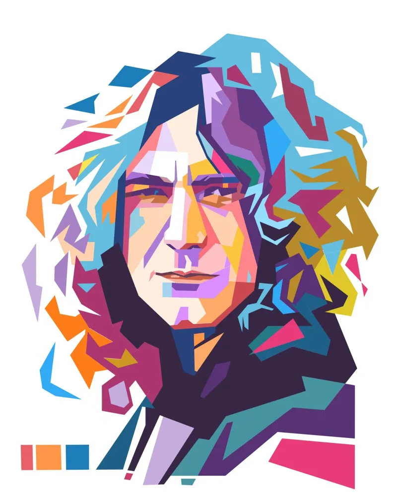 Robert Plant Led Zepplin Forex-Platte von Hantamrata