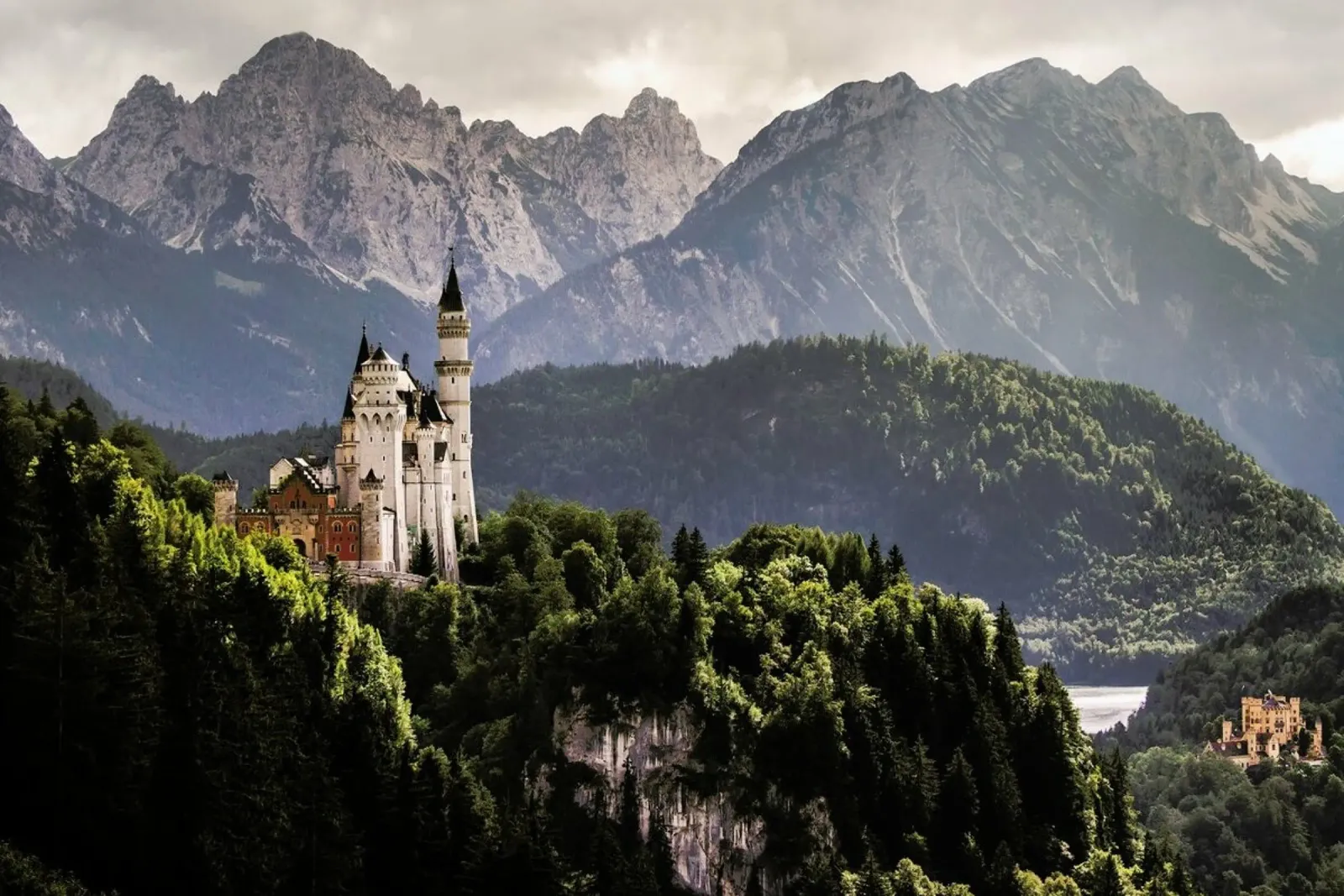 The Two Castles - Andreas Wonisch carta hahnemühle da Pictufy