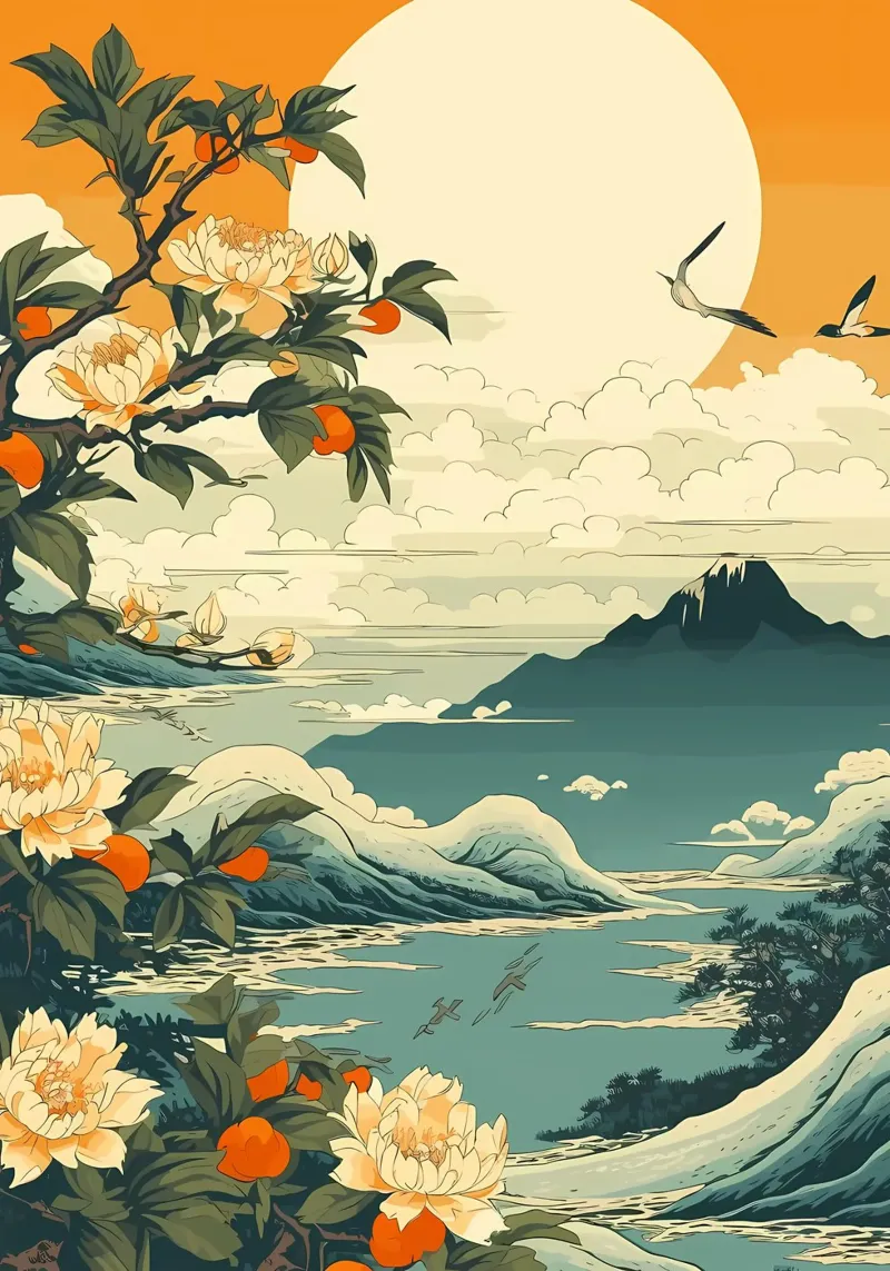 Fruit Japans Vintage forex-plaat van diedrich