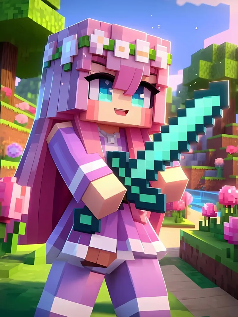 Minecraft pellicola backlit da Ngamino