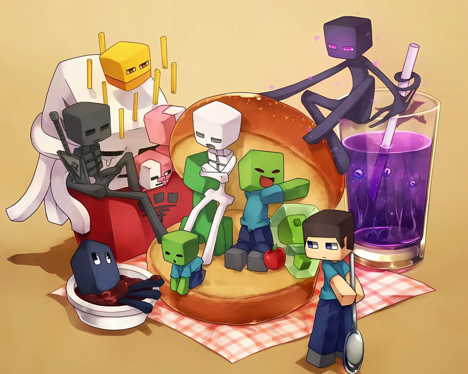 Minecraft pellicola backlit da Ngamino