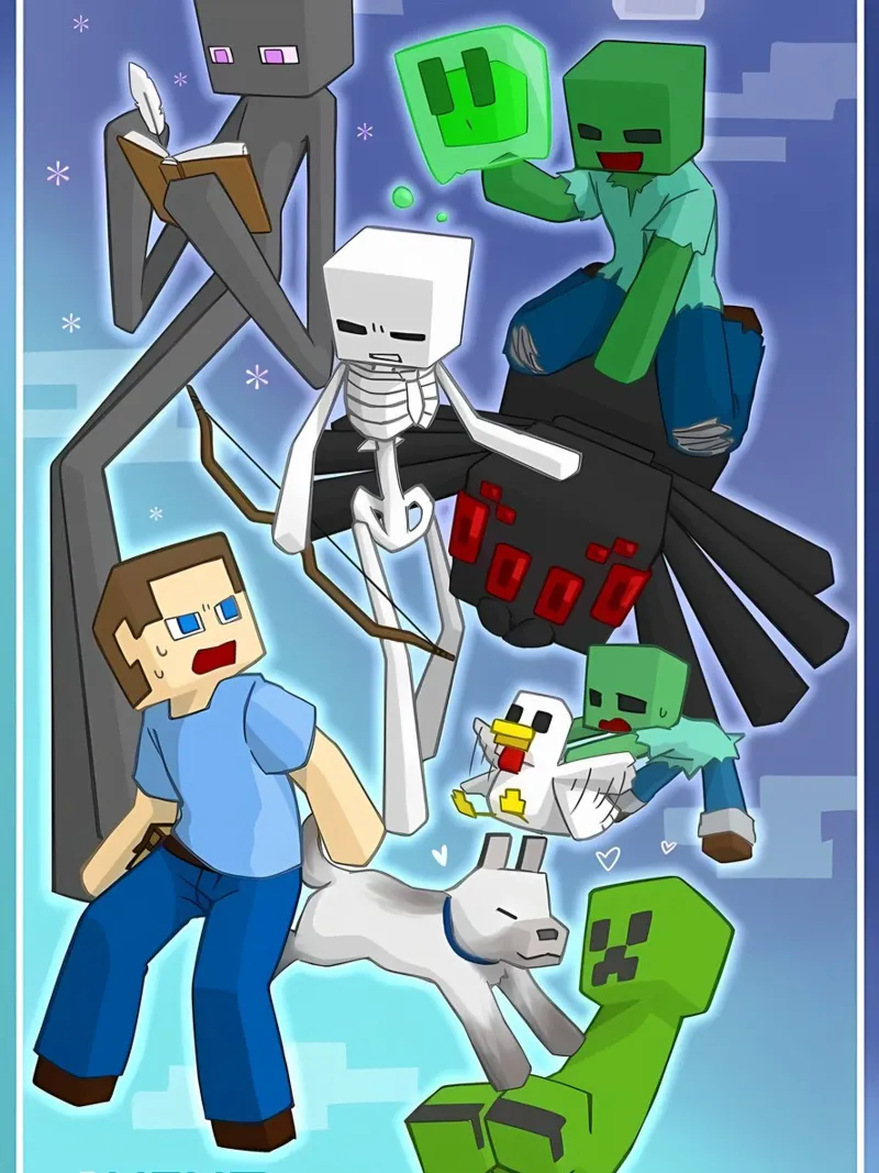 Minecraft pellicola backlit da Ngamino