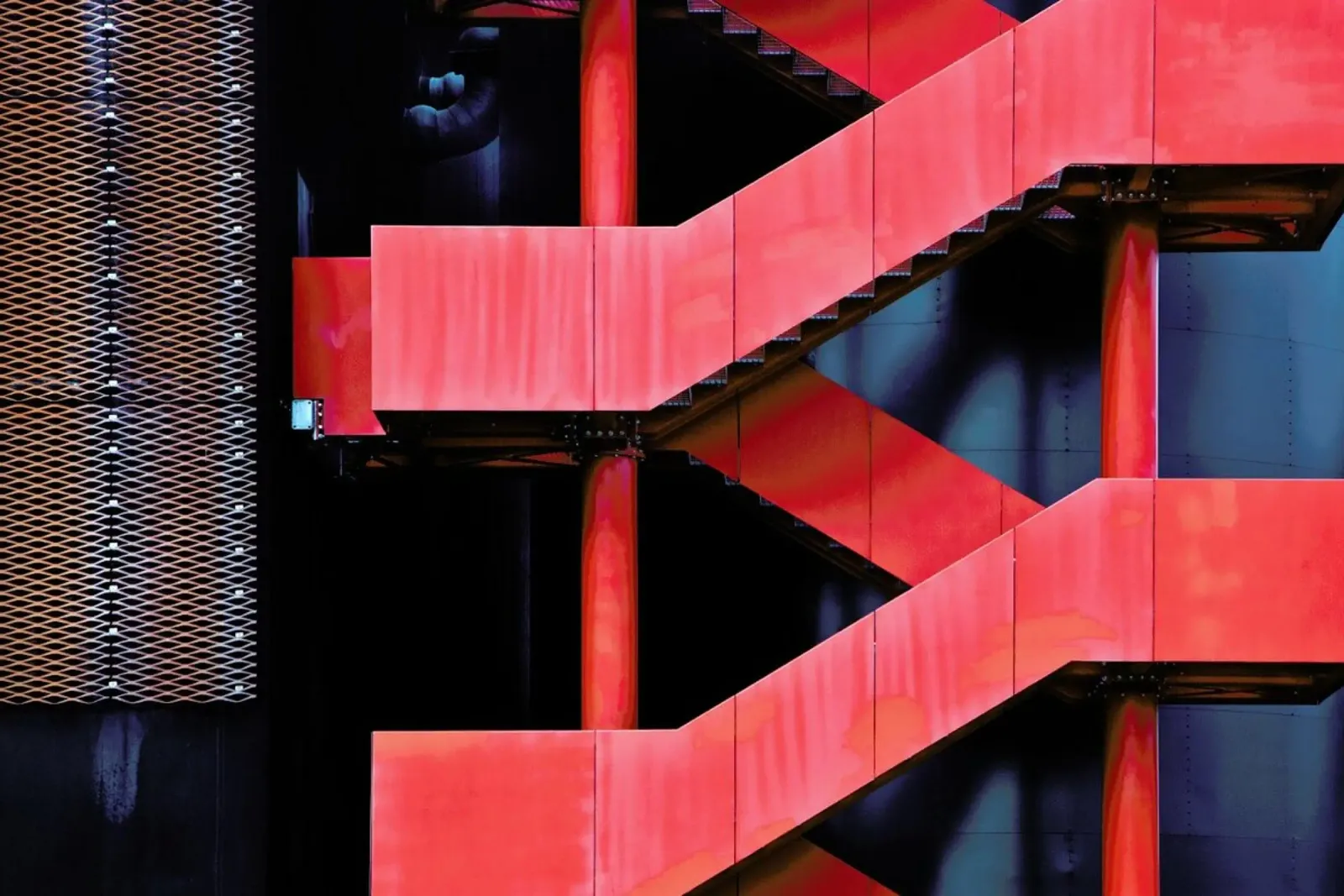 Red Route - Linda Wride alluminio dibond da Pictufy