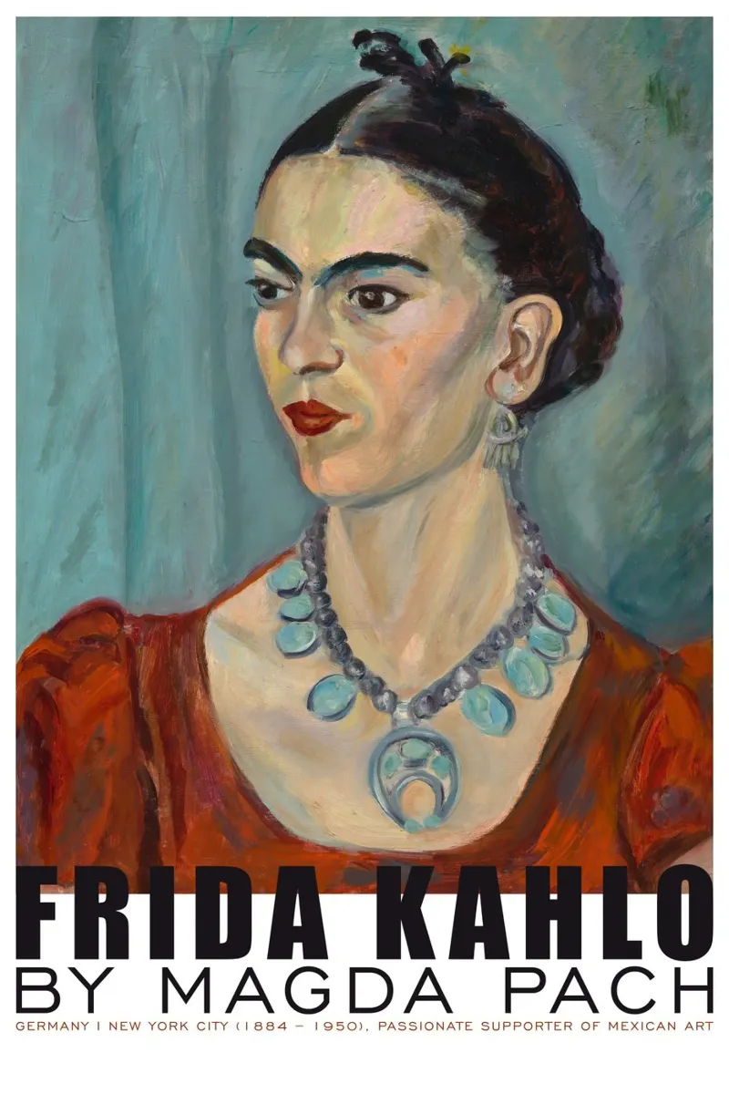 Magda Pach - Frida Kahlo carta hahnemühle da Old Masters