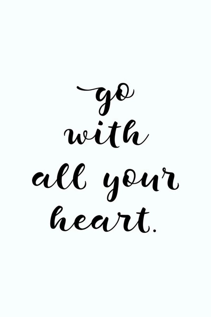 All Your Heart pellicola backlit da typed