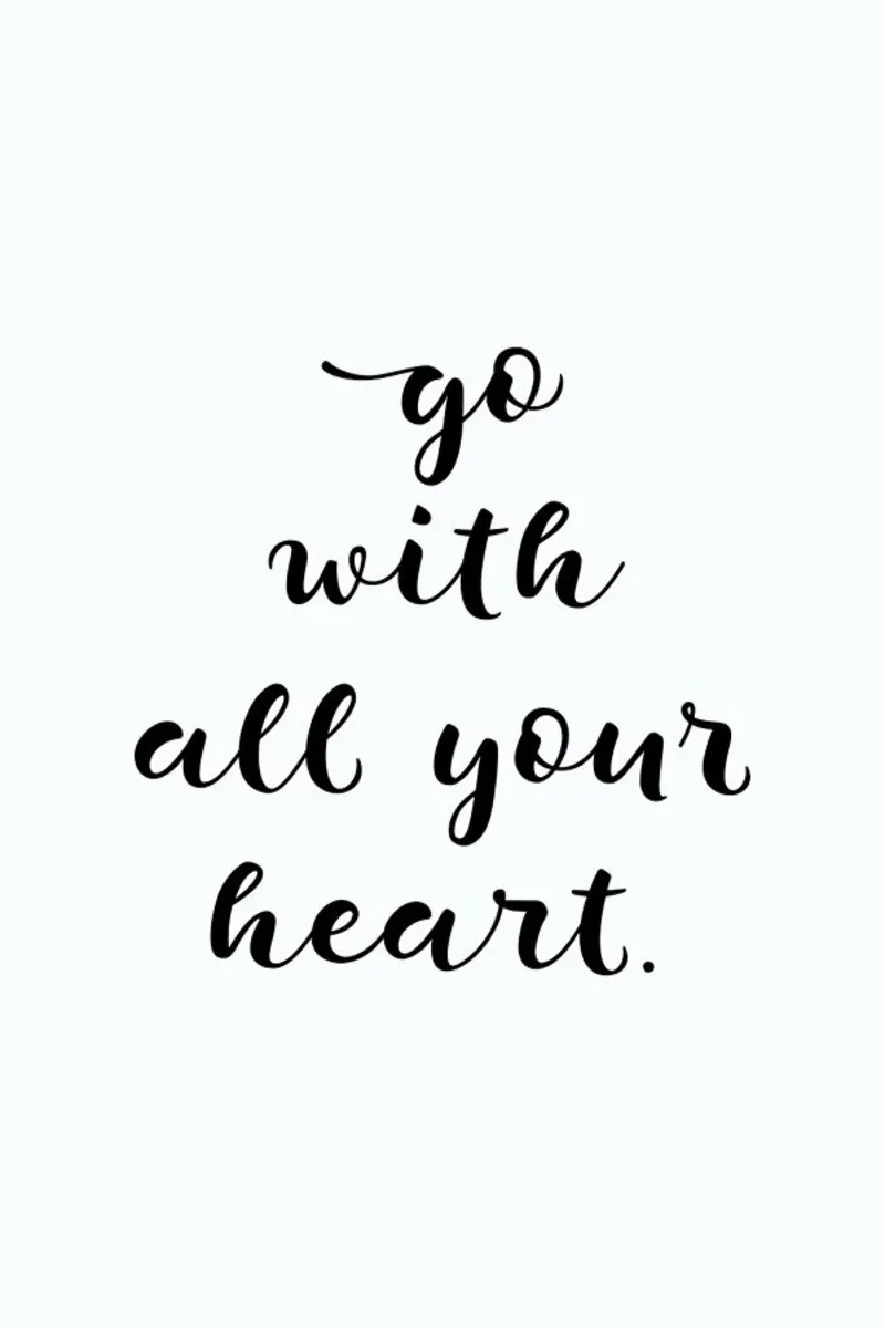 All Your Heart pellicola backlit da typed