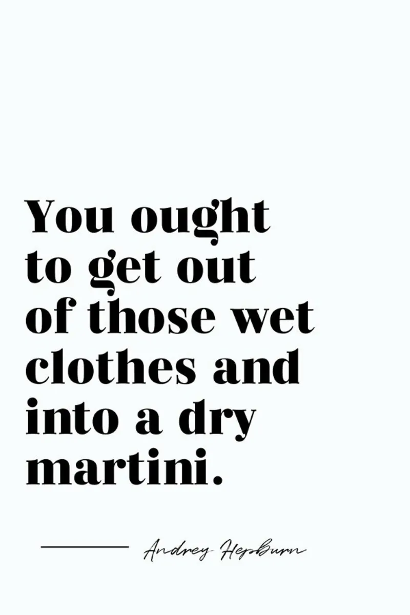 Dry Martini poster avec cadre en aluminium de typed