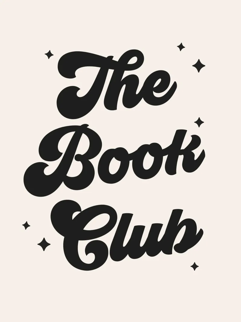 The Book Club quote canvas by Paigaam Studio