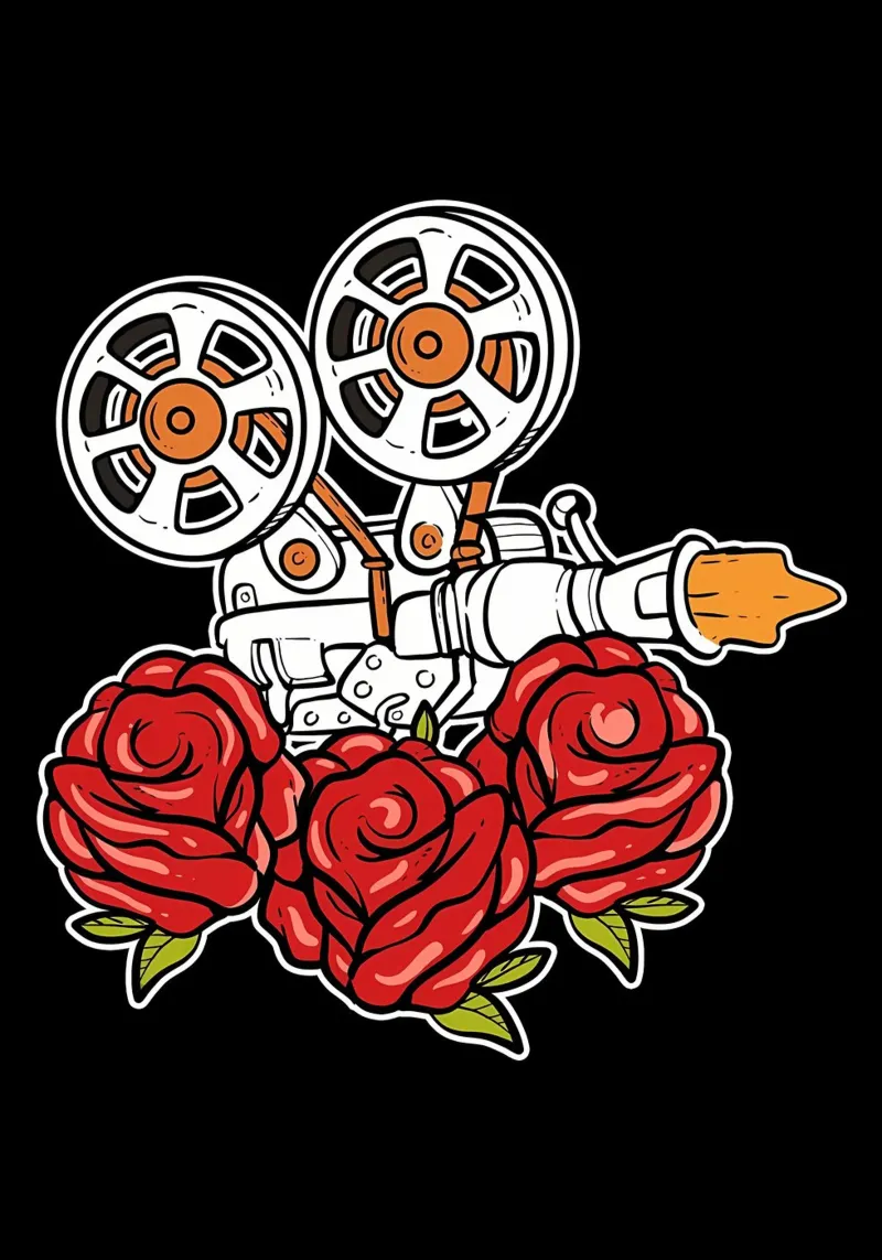 Movie Roses Actor Or Actre backlit film by diedrich